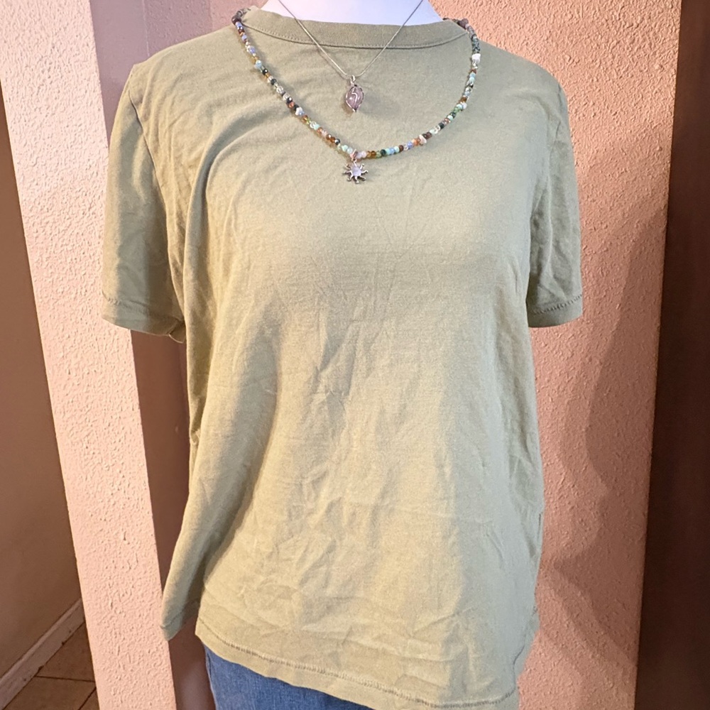 Cotton On Light Olive Short Sleeve Tee